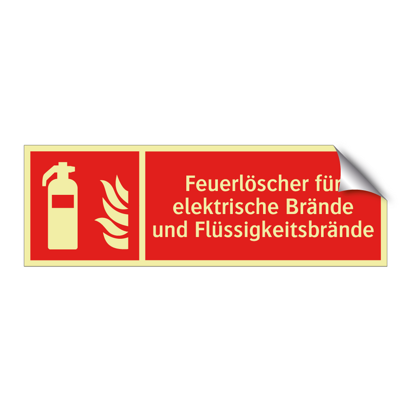Feuerlöscher für elektrische Brände und Flüssigkeitsbrände