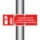 Feuerlöscher für elektrische Brände und Flüssigkeitsbrände