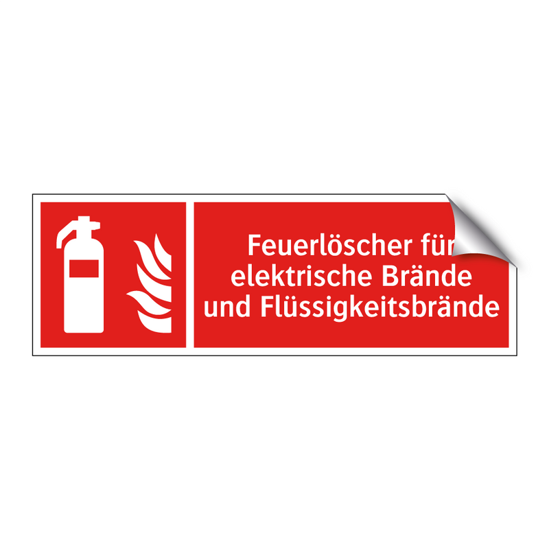 Feuerlöscher für elektrische Brände und Flüssigkeitsbrände