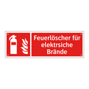 Feuerlöscher für elektrsiche Brände