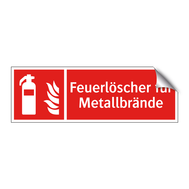 Feuerlöscher für Metallbrände