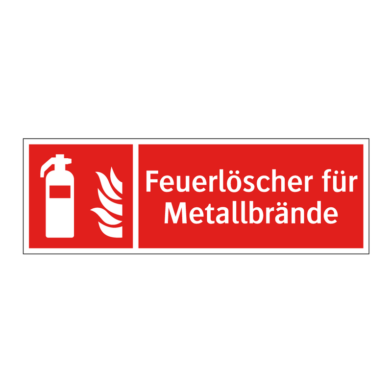 Feuerlöscher für Metallbrände