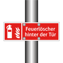 Feuerlöscher hinter der Tür