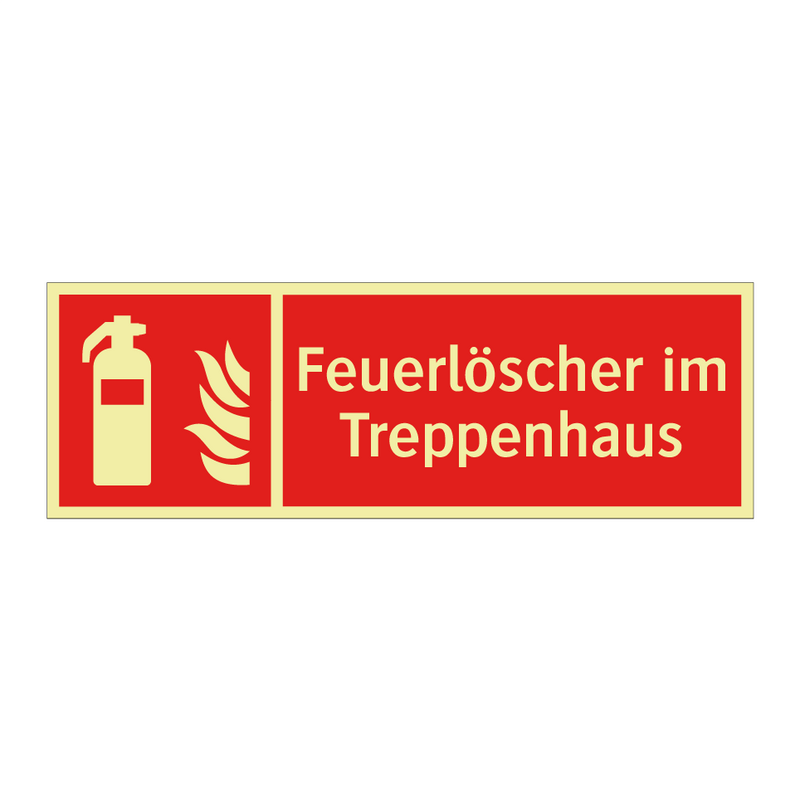 Feuerlöscher im Treppenhaus