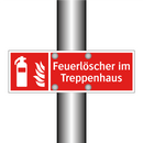 Feuerlöscher im Treppenhaus