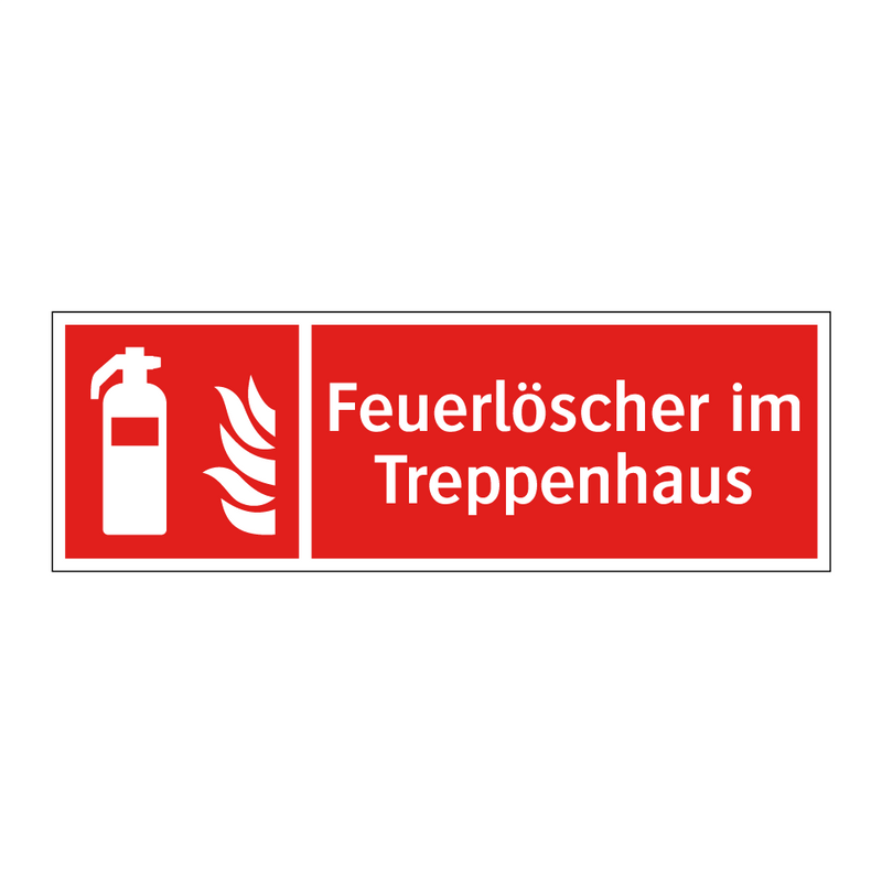 Feuerlöscher im Treppenhaus