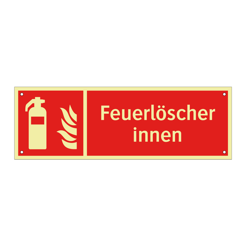 Feuerlöscher innen