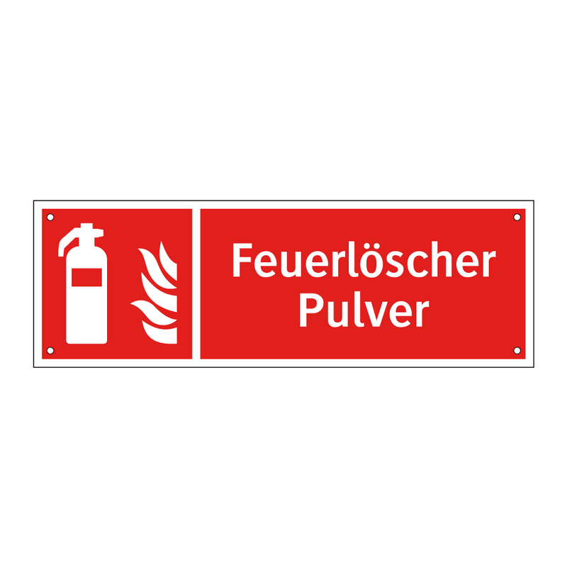 Feuerlöscher Pulver
