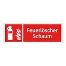 Feuerlöscher Schaum