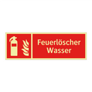 Feuerlöscher Wasser