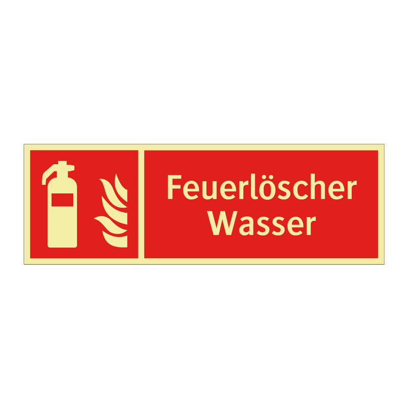 Feuerlöscher Wasser