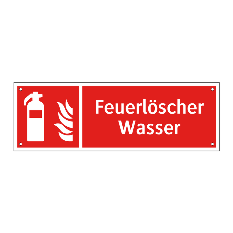 Feuerlöscher Wasser