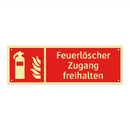 Feuerlöscher Zugang freihalten