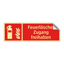Feuerlöscher Zugang freihalten