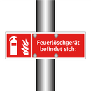 Feuerlöschgerät befindet sich: