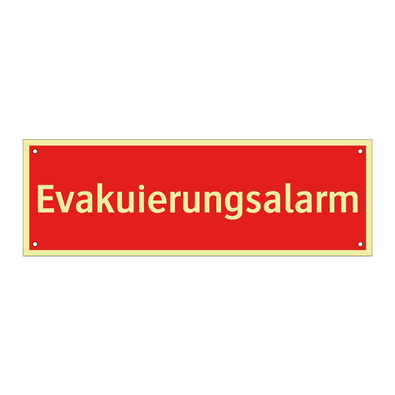 Evakuierungsalarm