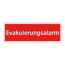Evakuierungsalarm