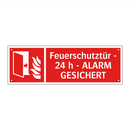 Feuerschutztür - 24 h - ALARM GESICHERT