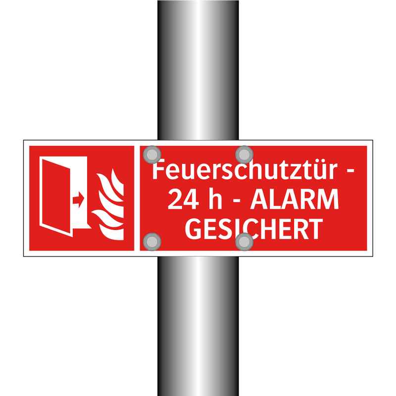 Feuerschutztür - 24 h - ALARM GESICHERT
