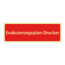 Evakuierungsplan-Drucker