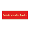 Evakuierungsplan-Drucker