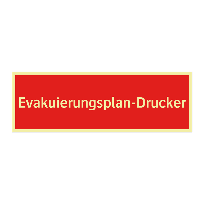 Evakuierungsplan-Drucker