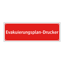 Evakuierungsplan-Drucker