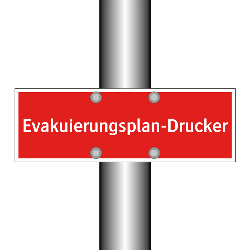 Evakuierungsplan-Drucker