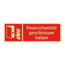 Feuerschutztür geschlossen halten