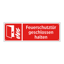 Feuerschutztür geschlossen halten