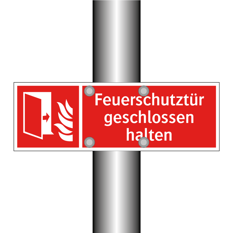 Feuerschutztür geschlossen halten