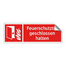 Feuerschutztür geschlossen halten