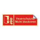 Feuerschutztür Nicht blockieren