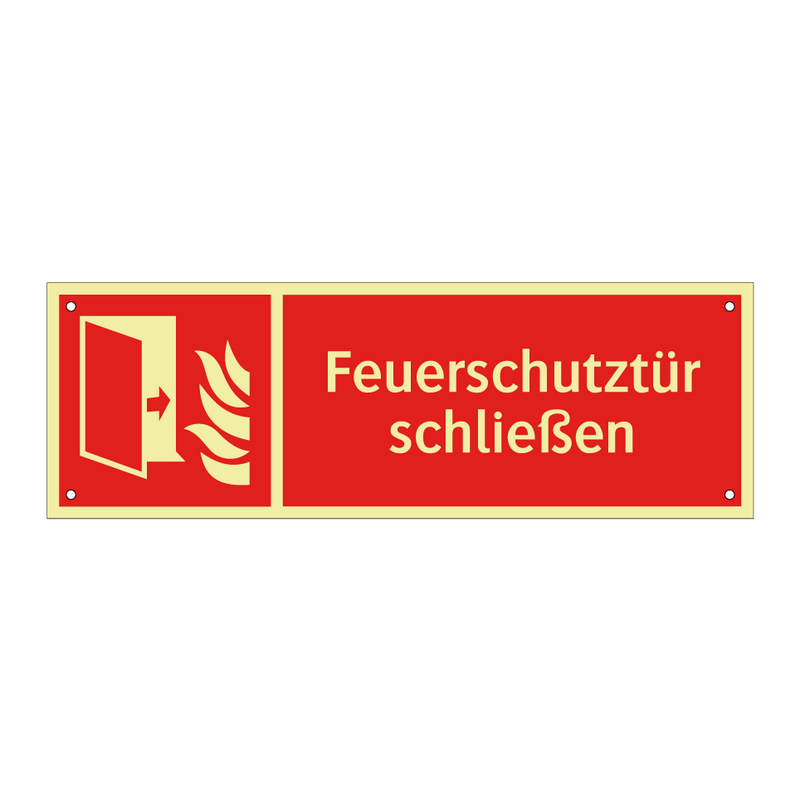 Feuerschutztür schließen