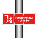 Feuerschutztür schließen