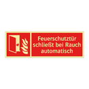 Feuerschutztür schließt bei Rauch automatisch