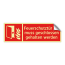 Feuerschutztür Tür muss geschlossen gehalten werden
