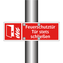 Feuerschutztür Tür stets schließen