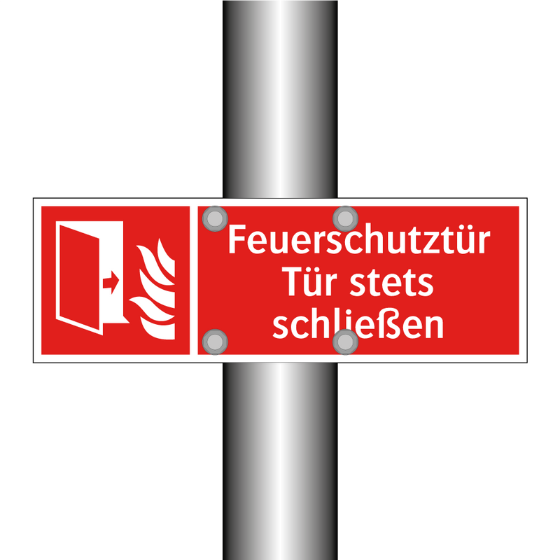 Feuerschutztür Tür stets schließen