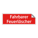 Fahrbarer Feuerlöscher