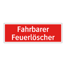 Fahrbarer Feuerlöscher