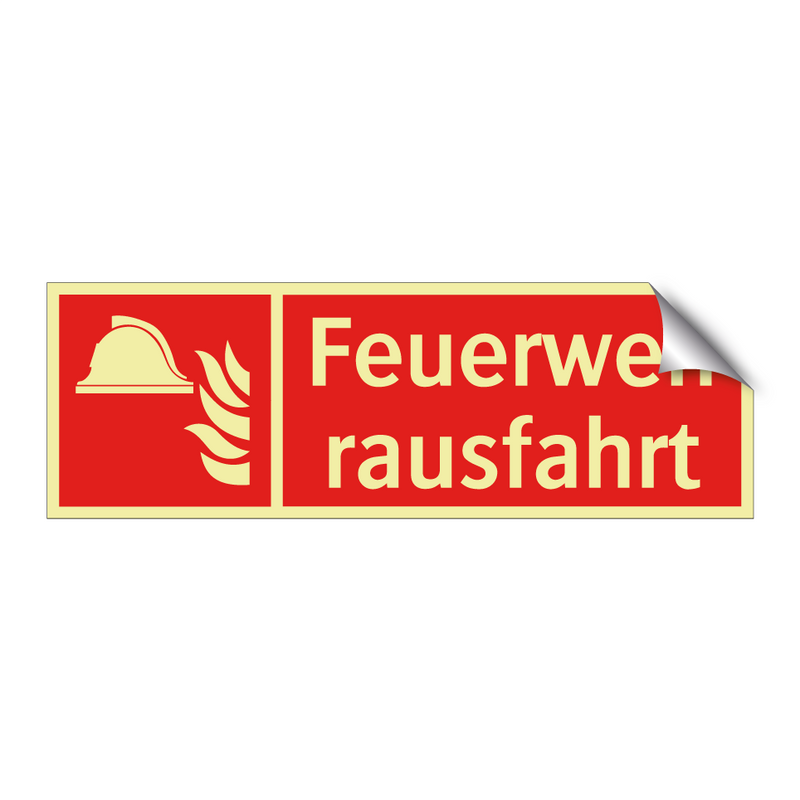Feuerwehrausfahrt