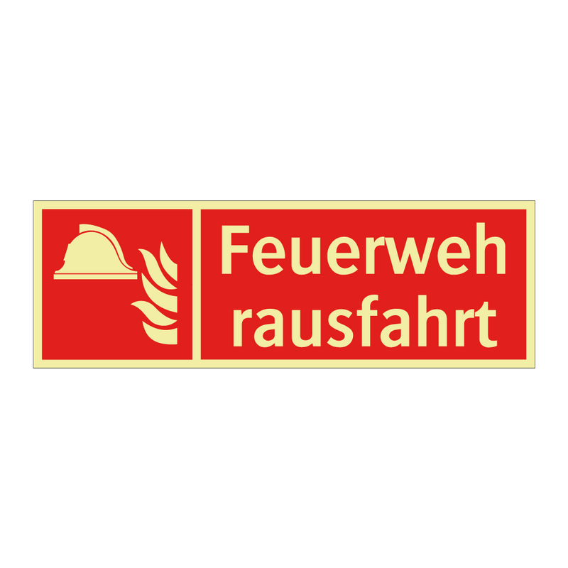 Feuerwehrausfahrt