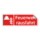 Feuerwehrausfahrt