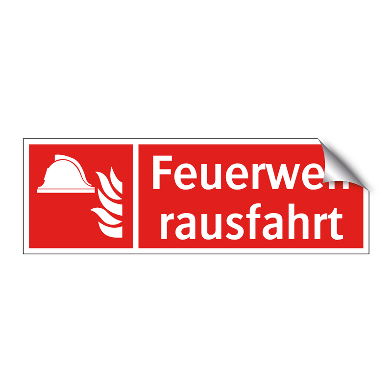 Feuerwehrausfahrt