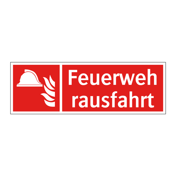 Feuerwehrausfahrt