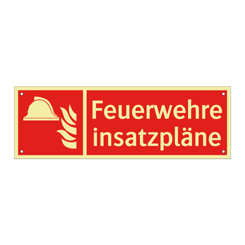 Feuerwehreinsatzpläne