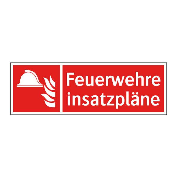 Feuerwehreinsatzpläne