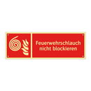 Feuerwehrschlauch nicht blockieren