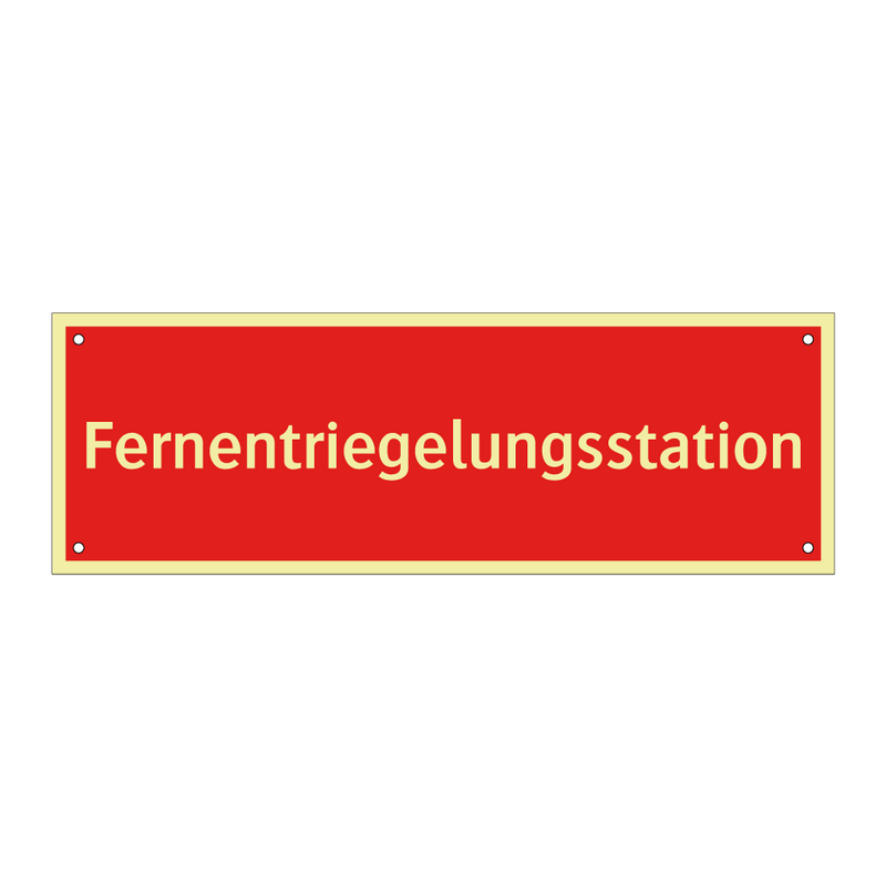 Fernentriegelungsstation
